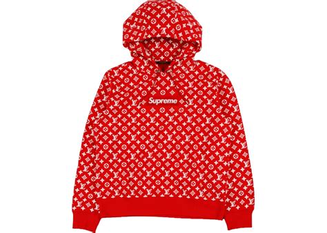 supreme hoodie louis vuitton box logo|supreme Louis Vuitton pullover.